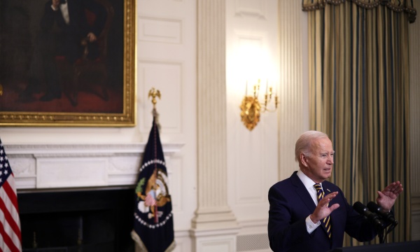 President Biden urges Congress to pass the Senate-negotiated bipartisan deal on border security.
