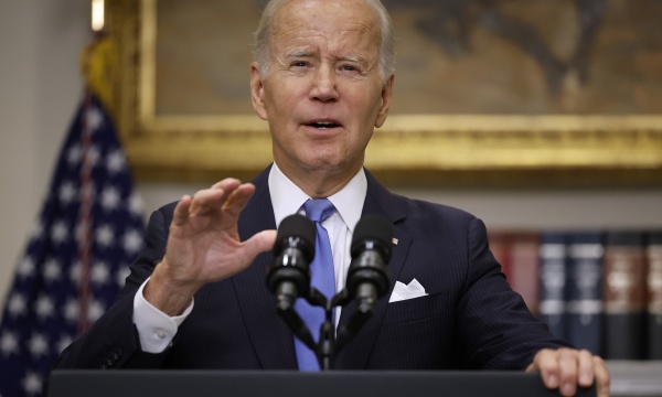 President Biden speaks at the White House on Sept. 30. On Thursday, Biden announced that he is taking executive action to pardon people convicted of simple marijuana possession under federal law and D.C. statute.