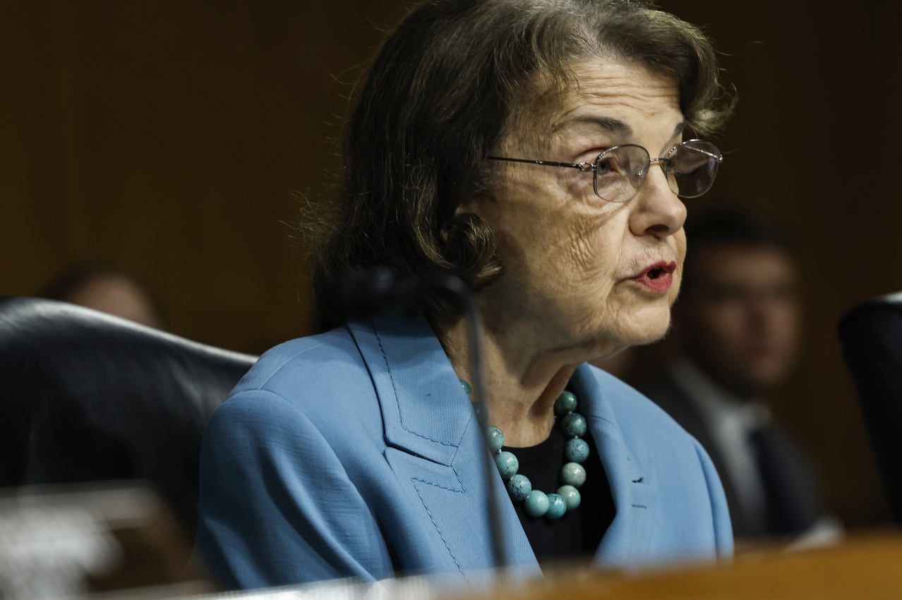 Sen. Dianne Feinstein, D-Calif, speaks during a hearing of the Senate Judiciary Committee in July 2022.